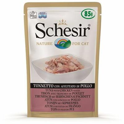 SCHESIR CAT BUSTE TONNO/POLLO 20 X GR 85