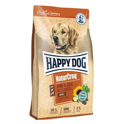 HAPPYDOG NATURCROQ MANZO/RISO KG 11