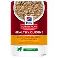 HILL'S KITTEN HEALT CUISINE SPEZZATINO POLLO 12 X GR 80