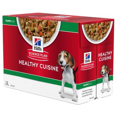 HILL'S DOG HEALTY MEDIUM PUPPY BUSTE 12 X GR 90 POLLO