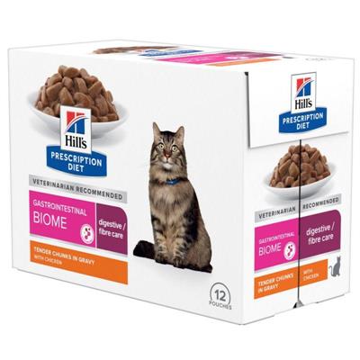 HILL'S CAT GASTROINTESTINAL BIOME BUSTE 12 X GR 82