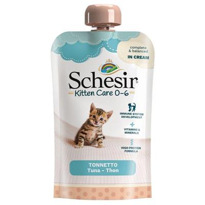 SCHESIR KITTEN CREAM 0-6 GR 150 TONNO