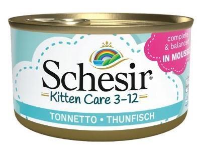 SCHESIR KITTEN MOUSSE 3-12 GR 85 TONNO