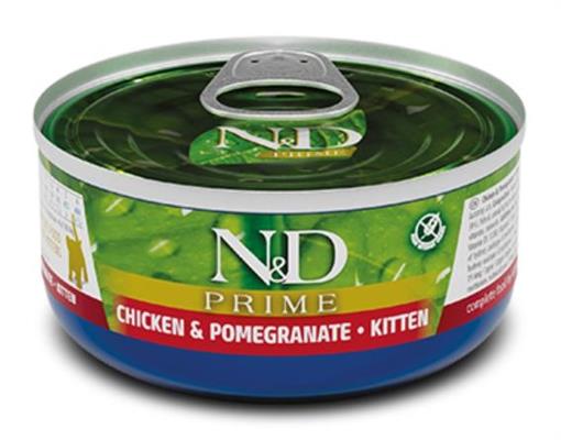 ND UM KITTEN PRIME POLLO/MELOGRANO GR 70