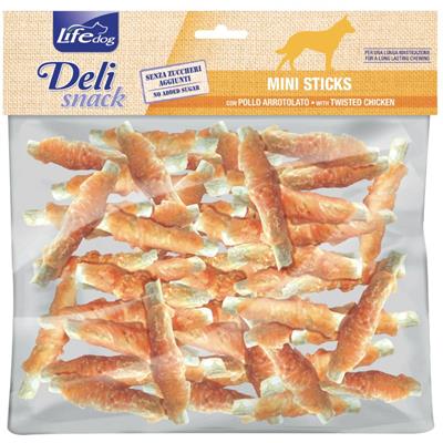 LIFEDOG MINI STICK MASTICATIVI POLLO GR 500