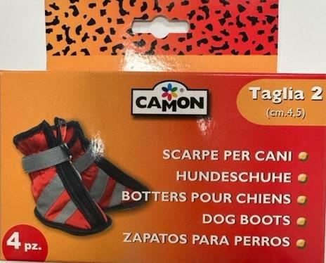 CAMON SCARPE CANE ROSSE TG 2