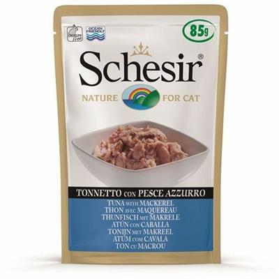 SCHESIR CAT BUSTE TONNO/PESCE AZZURRO 20 X GR 85