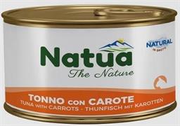 NATUA CAT IN BRODO TONNO/CAROTE GR 85