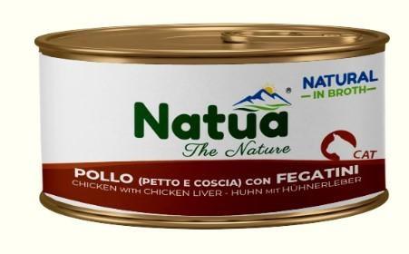 NATUA CAT IN BRODO POLLO/FEGATINI GR 85