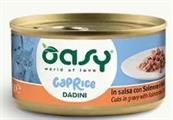 OASY CAT CAPRICE DADINI SALMONE/POLLO GR 85