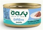 OASY CAT CAPRICE DADINI TONNO GR 85