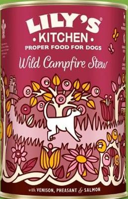 LILY'S DOG WILD CAMPFIRE STEW CERVO/FAGIANO GR 400