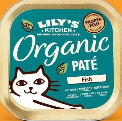 LILY'S CAT PATE' BIOLOGICO PESCE 19 X GR 85