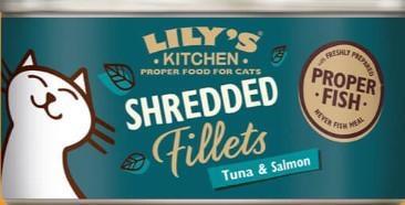 LILY'S CAT SFILACCETTI TONNO/SALMONE GR 70