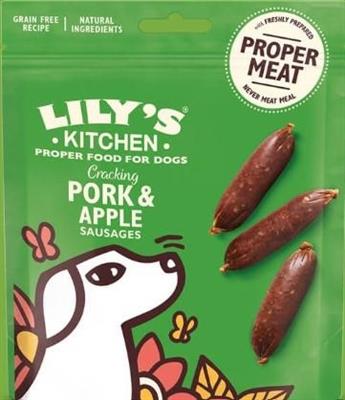 LILY'S DOG SNACK MAIALE/MELA GR 70