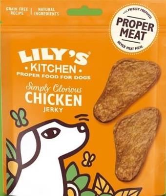 LILY'S DOG SNACK SIMPLY GLORIOUS JERKY POLLO GR 70