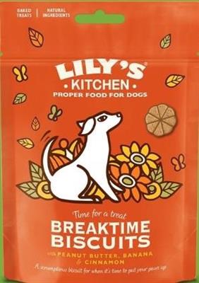 LILY'S DOG SNACK BREAKTIME BISCUITS GR 80