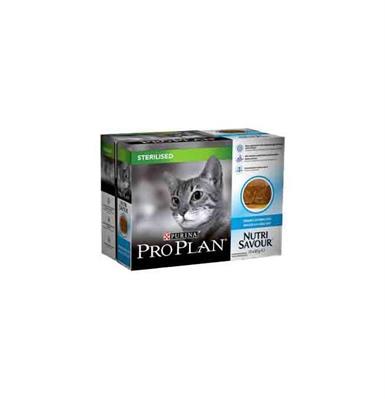 PRO PLAN CAT BUSTE MULTIPACK STERILIZED MERLUZZO 10 XGR 85