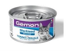 GEMON CAT MOUSSE STERILIZED TONNO/MAIALE GR 85