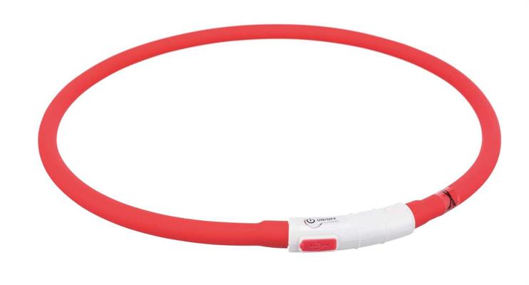 TRIXIE ANELLO FLASH USB XS-XL CM 70 MM 10 ROSSO