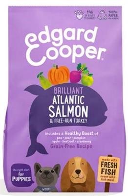 EDGARD COOPER DOG PUPPY SALMONE E TACCHINO KG 2,5