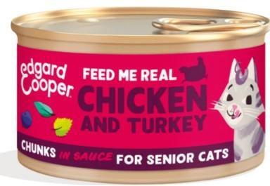 EDGARD COOPER CAT SENIOR TACCHINO POLLO 85 GR