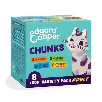 EDGARD COOPER CAT CHUNKS POL/SAL/TAC/AGN 8 X 85 GR