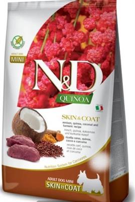 ND DOG QUINOA MINI SKIN/COAT ARINGA/COCCO/CURCUMA KG 7