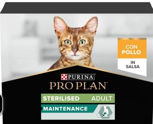 PRO PLAN CAT BUSTE MULTIPACK STERILIZED POLLO 10XGR 85