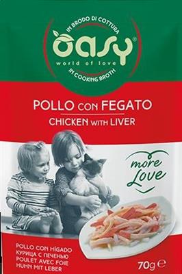 OASY MORE LOVE CAT BUSTE POLLO/FEGATO 24 X GR 70