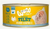 WOW CAT FILETTO POLLO GAMBERI GR 70