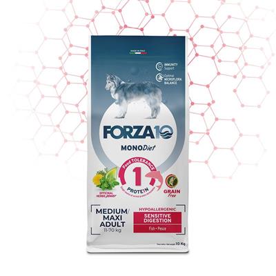 FORZA 10 DOG MEDIUM MAXI SENSITIVE DIGESTION PESCE KG 10