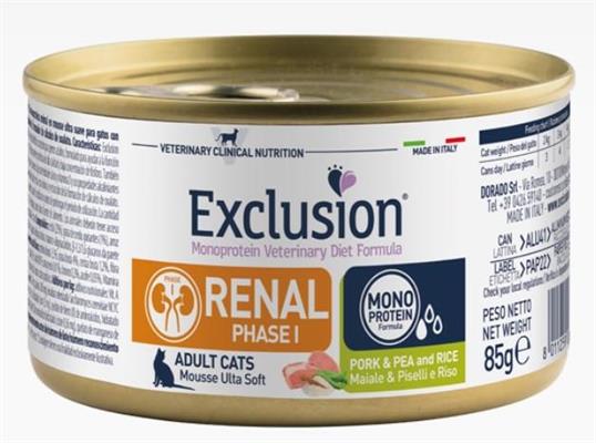 EXCLUSION CAT RENAL FASE I MAIALE/PISELLI/RISO GR 85