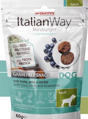 ITALIAN WAY DOG BURGER TROTA GR 60