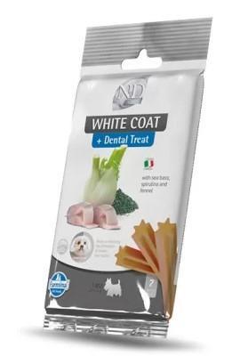 ND WHITE DOG TREATS SPIGOLA/FINOCCHIO/RISO/SPIRULINA MINI GR 60