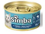 SIMBA CAT TONNO/PESCE BIANCO GR 85