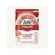 LIFECAT BUSTE 30 X GR 70 STERILISED SALMONE/QUINOA