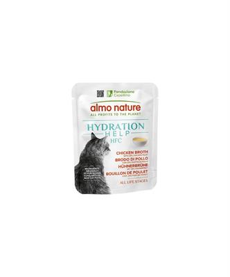 ALMO CAT HYDRATATION HELP 24 X GR 50 BRODO DI POLLO CON FILETTO