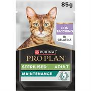 PRO PLAN CAT BUSTE STERILIZED JELLY TACCHINO 26 x GR 85 NEW