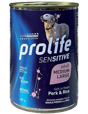 PROLIFE DOG UM SENSITIVE MEDIUM/LARGE MAIALE/RISO GR 400 NEW