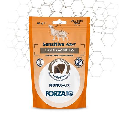 FORZA 10 DOG SNACK SENSITIVE AGNELLO GR 80