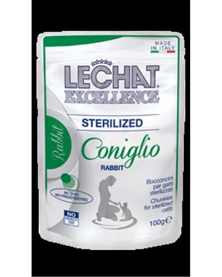 LECHAT EXCELLENCE BUSTE STERILIZED CONIGLIO 24 X GR 100