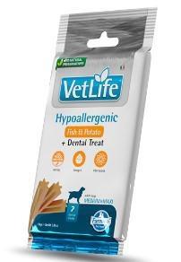 VET LIFE DOG TREATS HYPO PESCE/PATATE MED/MAX GR 110