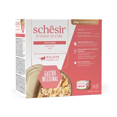 SCHESIR VET LINE GASTRO INTESTINAL FILETTI POLLO 8 X GR 80