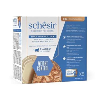 SCHESIR VET LINE WEIGHT CONTROL FILETTI PESCE 8 X GR 80