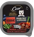 CESAR NATURAL GOODNES TERRINE MANZO/FAGIOLINI/CAROTE 16 X 100 GR