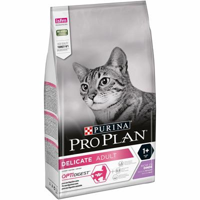 PRO PLAN CAT DELICATE TACCHINO KG 10