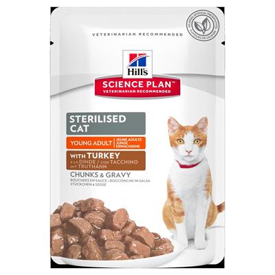 HILL'S CAT BUSTE STERILIZED TACCHINO 12 X GR 85